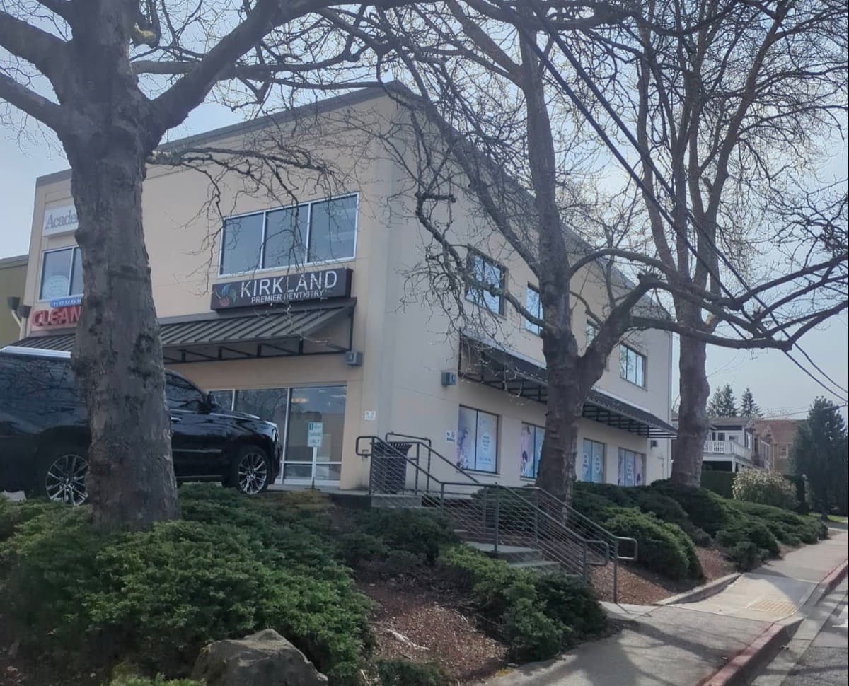 Outside view of the dental office in Kirkland
