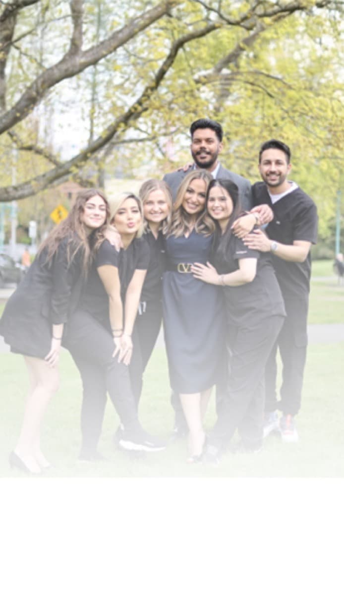 Dr. Sheena Gaur and her dental team